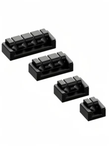 Bộ sắp xếp cáp tự dính bằng silicon cho máy tính để bàn, giá đỡ cáp có lỗ, kẹp cáp silicon để lưu trữ cáp dữ liệu và quản lý dây cáp. - Bộ sắp xếp dây cáp nhỏ gọn cho ghế sofa - Xem 6