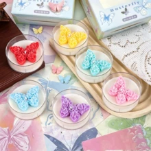 1 nến thơm hình bướm và hoa, nến sáp đậu nành tự nhiên, nến thơm thư giãn, quà tặng sinh nhật/Ngày Valentine/bạn thân/quà lưu niệm/món quà độc đáo và ý nghĩa. - W - Xem 3