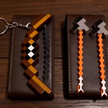 6/12pcs Pixel Style Bow And Arrow Keychain Set, Mini Shooting Toy Keychain, Backpack Accessories, Novelty Stress Relief Gift, Suitable For Men And Women, Great Gift For Father - Multicolor - View 2