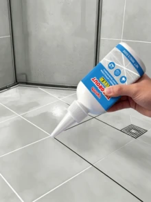 Scellant pour joint de carrelage - Scelle les interstices et les bords des carreaux, entretien des sols et des murs, améliore l'apparence, agent de remplissage imperméable, remplit fermement et solidement les interstices pour prévenir les fuites d'eau - A - Voir 2