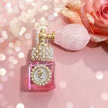 1pc Vintage Rose Rhinestone Pearl Refillable Atomizer Perfume Bottle, Leak-Proof Portable Spray Bottle, High Cost-Effective Gift, Suitable For Travel, Mini Perfume, Travel Bottle Set, Spray Bottles - Multicolor - View 14