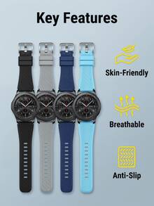 Sport Silicone Strap For Redmi Watch 5 Active 5 Lite Smartwatch, Sport Soft BreathableSamsungGearS3 Classic/Frontier,22mm Universal Interface - For Redmi 5Active/5 Lite - View 7