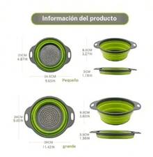 Coladores y escurridores - Verde - Ver 4