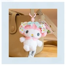 SANRIO Hello Kitty Officially Licensed Plush Keychain Pendant - Cute Cartoon Charm Suitable For Backpacks, Handbags, Tote Bags, Schoolbags And Luggage - Multiple Soft Plush Designs - Nhiều màu - Xem 5