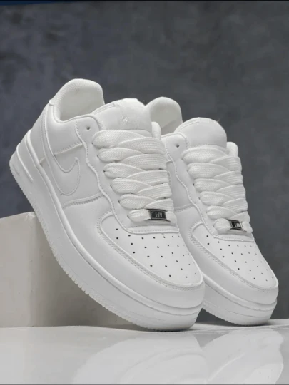 Tênis Aiir Force Unissex Moderno Casual Confortável Ideal para Skate e Passeio