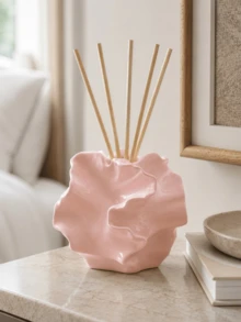 1 pieza Difusor de aromaterapia de arte moderno, de doble uso como difusor de aromaterapia y contenedor de piedra de aromaterapia, múltiples colores disponibles, regalo de decoración de fragancia para el hogar creativo - Uno - Ver 1