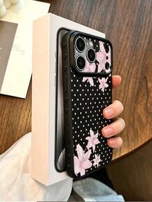1 chiếc ốp lưng điện thoại TPU mềm mại, chống sốc, họa tiết hoa ly chấm bi hồng dễ thương, hình trái tim đáng yêu, thích hợp làm quà tặng sinh nhật/ngày lễ cho bạn bè, gia đình, người yêu. Phù hợp với các dòng điện thoại 17/16/15/14/13/12/11/X/XR/XS MAX, Galaxy A56/55/A03S. - Nhiều màu - Xem 5
