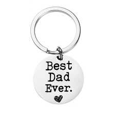Minimalist Heart-Shaped Accessory, Engraved Gift For Family, Lover, Father's Day, Thanksgiving, Birthday - Stainless Steel Keychain With Customized Engraving - Stainless Steel - View 4