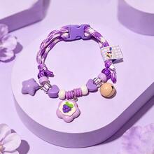 1pc Summer Cat Bell Necklace, Pet Collar, Refreshing Dopamine Color, Cute Fruit Pet Necklace, Adjustable Length, Suitable For Pet Parties, Photoshoots, Gatherings, Picnics - Multicolor - View 9