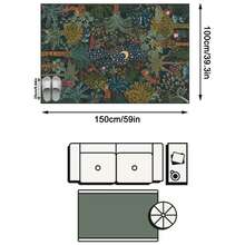 1pc Vintage Botanical Tropical Retro Print Outdoor Rug/Carpet/Area Rug/Doormat, Soft Machine Washable Carpet Mat For Entryway, Balcony, Garden, Outdoor, Patio, Living Room, All Season - Multicolor 1 - View 14