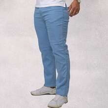 Men's Slim Trousers In Premium Jeans With Lycra Elastane (Choose Your Variation) - Lavado ligero - Ver 1