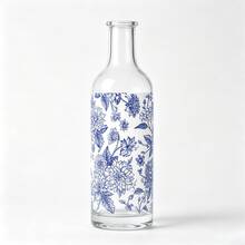 50 Stück Einweg-Servietten 13 * 13 Zoll mit blau-weißem Blumenmuster, 10 verschiedene Muster und jeweils 5 Blätter. Geeignet für Geburtstage, Hochzeitsfeiern, Vintage-Themen, Nachmittagstee, Picknicks und Restaurantdekoration - Übersicht 10