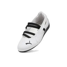 Giày búp bê PUMA Speedcat, thoải mái và đa năng, kiểu Mary Janes đế bằng, giày đôi, cổ thấp, giày thường ngày, dành cho nữ, màu trắng. - trắng - Xem 4
