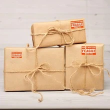 250 nhãn dán/cuộn hình chữ nhật DỄ VỠ Nhãn dán cảnh báo chống thấm nước, dễ vỡ, cần cẩn thận, không ấn hoặc làm rơi Nhãn dán cảnh báo tự dính bằng PVC dạng cuộn - Xem 6