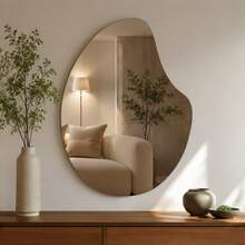 Super Modern Decorative Wall-Mounted Bathroom Mirror - 60x50 - Ver 3