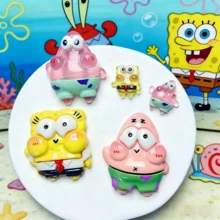 SpongeBob SquarePants 20个/5个盲盒：可爱卡通收藏品。每个盒子包含一个水杯、一个手机壳、一个发夹、一个冰箱贴、高品质树脂DIY配件和其他精彩小物。 - 彩色 - 查看 8