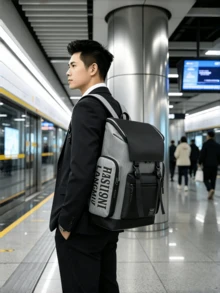 1pc Large Capacity Fashion Backpack (With Cherry Pendant) - Student Campus Bookbag/Commute Casual Backpack, Suitable For Classroom Book Storage, Daily Outings, Office Commute Organization (Campus Desk, Daily Shopping, Office Commute, Short-Distance Travel), Student Supplies Storage, Daily Personal Items Organization, Office File Arrangement, Lightweight Travel Packing - Various Colors - View 4
