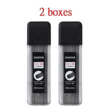 Bộ 2 ruột bút chì tự động dung lượng cao 2B, các cỡ ngòi 0.3/0.5/0.7/0.9mm. Viết trơn tru, ít gãy ngòi, mực rõ nét. Lý tưởng cho việc phác thảo, vẽ, viết hàng ngày và văn phòng phẩm. - Nhiều màu - Xem 12