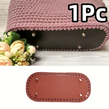 1 pieza/2/3Pcs Fondo de bolso de cuero PU, fondo de bolso precortado adecuado para la fabricación de bolsos DIY, adecuado para la fabricación de bolsos de mujer y la fabricación de carteras DIY - Multicolor - Ver 14