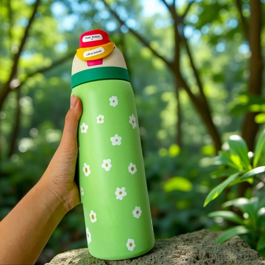 32oz This Stainless Steel Insulated Car Mug Has A Large Capacity And Features A Convenient Carrying Handle, Making It Perfect For Everyday Use. Available In A Variety Of Cartoon Designs, It's An Ideal Choice For Personal Use Or As A Gift. Beautiful And Practical, It's A Great Present For Friends And Family.