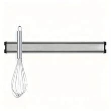1 pieza Soporte magnético para cuchillos montado en la pared, estante de metal para cuchillos de cocina, instalación con taladro, imán fuerte, ahorra espacio, fácil de acceder y limpiar, perfecto para la cocina y áreas de comedor - Multicolor - Ver 10