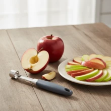 Stainless Steel Fruit Pitter, Quick & Easy, Serrated Edge, Non-Slip Handle, Material, Easy To Store - Blue - View 5