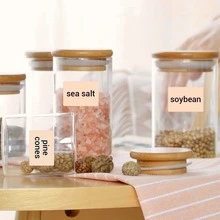 40 nhãn mã vạch nhiệt x 30mm, giấy dán tự dính tổng hợp 1,57" x 1,18", tương thích với máy in nhãn P1/M220/M120/P50 dùng cho mã vạch, giá cả, bao bì và sắp xếp. - Xem 4