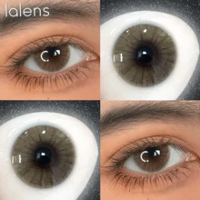 Lalens Laurence 1盒年拋式HEMA小瞳孔玻尿酸彩色隱形眼鏡，直徑14.20mm，基弧8.6mm，具UV阻隔功能，適合女性與女孩，完美搭配Y2K時尚派對、生日、聖誕節等場合，適合所有臉型，適用淺色與深色眼睛，讓您盡情享受派對 - Hidrocor Hazel - 查看 6
