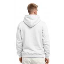 Moletom Abrigo Unissex Frio Confortável Conforto Inverno Peluciado  Agasalho Esportiva Dia das Mães Estiloso Presente Dia dos Namorados Básico Liso Feminino Masculino Essencial Casual Confortável Premium Moderno Versátil Dia a Dia Minimalista casual Streetwear Urbano Oversized Comfy Estilo Jovem Look Casual Moda Atual - Branco - Visão 2