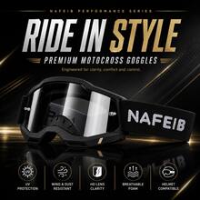 REVO-Coated HD Off-Road Goggles For Motorcycles & More – OTG Design, Perfect Holiday Gift For ADV/ATV/Ski/Snowmobile/Mountain Bike Riders - NB254 - Xem 4