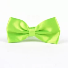 1pc Men's Shiny Solid Color Double-Layer Bow Tie, Suitable For Business Occasions, Performances, Weddings, Groom Attire - A - View 19