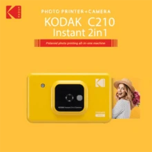 Kodak C210 拍立得相机，黄色 - 多功能拍立得相机，复古风格，高清打印，情人节、学生和校园的绝佳礼物 - 查看 3