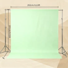 Pea Green Photography Backdrop, Light Green Shooting Background, Seamless Light Green Paper Photography Backdrop Suitable For Party Birthday (Excluding Stand And Clips) - View 11
