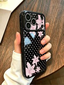 1 chiếc ốp lưng điện thoại TPU mềm mại, chống sốc, họa tiết hoa ly chấm bi hồng dễ thương, hình trái tim đáng yêu, thích hợp làm quà tặng sinh nhật/ngày lễ cho bạn bè, gia đình, người yêu. Phù hợp với các dòng điện thoại 17/16/15/14/13/12/11/X/XR/XS MAX, Galaxy A56/55/A03S. - Nhiều màu - Xem 2