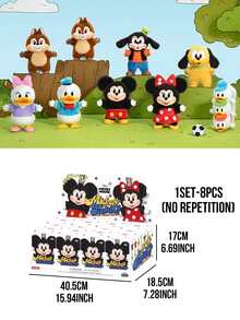 POP MART x Disney Mickey Family Cute Together Series Blind Box Collectible Figures, 8 Regular Versions + 1 Hidden Version, Officially Licensed Mickey & Friends Mini Pendant Figurines, Adorable Chibi-Style Design With Disney Characters, Mprit, 14x, Mprit Experience, Ideal For Bag Charm, Backpack Decoration & Desktop Display, Perfect Gift For Disney Fans, Pop Mart Collectors, Birthdays, Christmas & Holiday Celebrations - 彩色 - 查看 12
