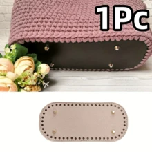 1 pieza/2/3Pcs Fondo de bolso de cuero PU, fondo de bolso precortado adecuado para la fabricación de bolsos DIY, adecuado para la fabricación de bolsos de mujer y la fabricación de carteras DIY - Multicolor - Ver 29