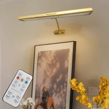 1个三色LED壁灯，LED显示灯，可充电遥控LED灯，三色LED艺术绘画灯，带定时功能，适用于画廊、客厅、卧室、走廊展示（1500mAh） - USB - 查看 9