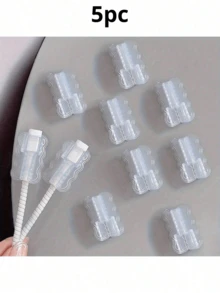 5 chiếc ống bọc cáp bằng nhựa ABS: Bảo vệ cáp của bạn khỏi hư hỏng và tuột rời. - Nhiều màu - Xem 14