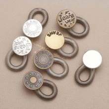 4/8/12/16/20Pcs Random Button Extender For Pants And Jeans, Free Sewable Adjustable Stretch Waist Extender, Metal Button Waist Extender - Multicolor - View 7