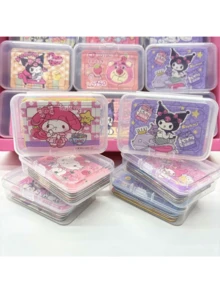 5 miếng/Hộp Bộ xếp hình mini hoạt hình Sanrio mới, Đồ chơi bảng xếp hình dễ thương, Quà tặng nhỏ, Phù hợp nhất cho tiệc sinh nhật, ngày lễ, tặng quà - Nhiều màu - Xem 6