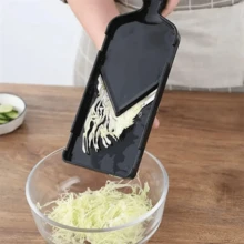 1PC V-Knife Multifunctional Vegetable Slicer, Cabbage Slicer, Vegetable Slicer, Salad Potato Cucumber Peeler, Carrot Shredder, Cabbage Slicer, Kitchen Cutting Tool, Multifunctional Handheld Potato Cucumber Slicer, Fruit Slicer, Available In 6 Colors - Multicolor - View 6