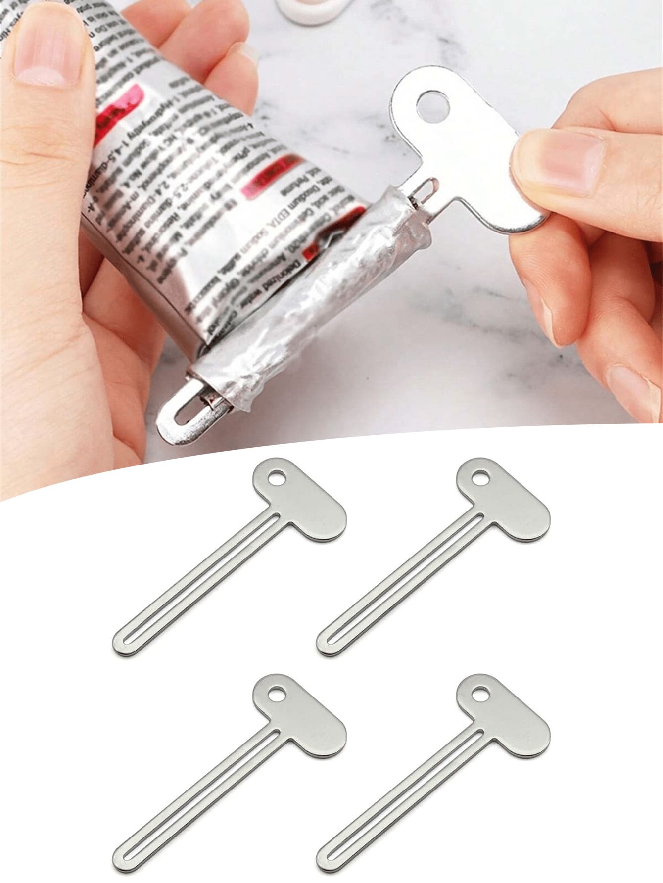 4 cái/2 cái/1 cái Dụng cụ bóp kem đánh răng bằng tay, Dụng cụ phân phối ống, Dụng cụ bóp kem đánh răng vệ sinh phòng tắm, Phòng tắm, Đồ dùng ký túc xá, Trang trí phòng, Đồ dùng phòng tắm, Đồ dùng học tập, Kem đánh răng, Nhà cửa, Nhà bếp, Phụ kiện phòng tắm, Trang trí, Đồ dùng ký túc xá đại học, Quà tặng vui nhộn, Dụng cụ nhỏ,