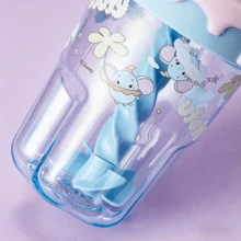 Miniso 名创优品迪士尼Ufufy花卉系列吸管搅拌杯饮水杯可爱卡通小熊维尼小飞象米妮黛丝水瓶保温杯礼品装560毫升/18.94盎司 - 彩色 - 查看 10
