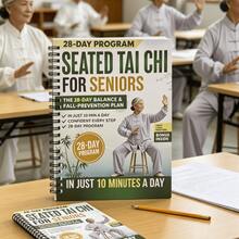1pc Gentle Seated Tai Chi Exercise (28-Day Fall Prevention Plan) For Elderly. 10-Minute Low-Impact Daily Workout To Improve Gait Confidence And Prevent Falls. 2026 New Edition With Additional Content. Fitness Program To Help Elderly Maintain Independent Living. Ideal Gift For Grandparents And Health-Conscious Seniors. - A - View 4