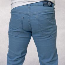 Men's Slim Trousers In Premium Jeans With Lycra Elastane (Choose Your Variation) - Lavado ligero - Ver 3