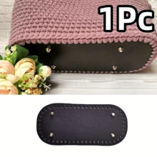 1 pieza/2/3Pcs Fondo de bolso de cuero PU, fondo de bolso precortado adecuado para la fabricación de bolsos DIY, adecuado para la fabricación de bolsos de mujer y la fabricación de carteras DIY - Multicolor - Ver 23