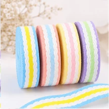 20mm Macaron Color 3D Wavy Ruffle Ribbon, Flexible Cuttable Polyester Trim, Suitable For DIY Hair Accessories, Clothing Sewing, Bag Shoulder Straps, Gift And Flower Packaging, And Other Handmade Crafts - 2cm - View 7