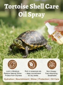 GJYC PET 1.52 Fl Oz Turtle Shell Care Spray, Restore Shine Prevent Shell Cracking, Moisturize And Maintain Dry Turtle Shells, Deeply Nourish And Repair Reptile Shells And Skin - Tortoise Shell Care - View 2