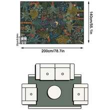 1pc Vintage Botanical Tropical Retro Print Outdoor Rug/Carpet/Area Rug/Doormat, Soft Machine Washable Carpet Mat For Entryway, Balcony, Garden, Outdoor, Patio, Living Room, All Season - Multicolor 1 - View 15