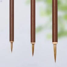 3支/套细线艺术画笔套装，中国书法狼毛笔，精致艺术专业绘画画笔，适用于数字绘画、中国书法和美术作品 - 套裝 - 查看 7